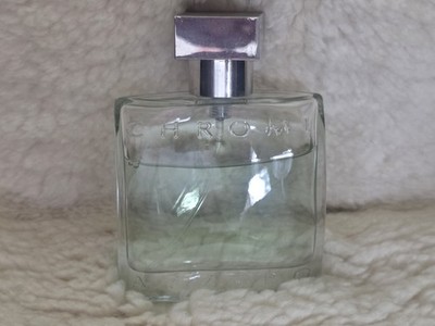 Vintage Azzaro Chrome 50ml 1.7oz Discontinued Formula Rare Intact 80%