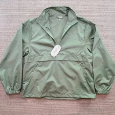 Bala Bangles Green Windbreaker Pullover S/M Packable NWT Lightweight Jacket