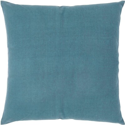 PAD Deko Kissen Hülle 2er Set LEDA 100% Baumwolle blue 40x40 cm