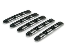 DV8 D-JP-190026-BK-5 Black Door Handle Inserts for 07-18 Jeep Wrangler JK 4DR