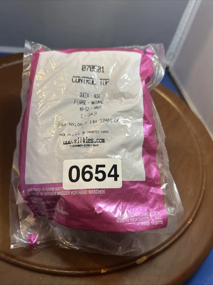 De Colección Silkies Control Top Pantimedias Manguera Talla XL Queen-Nude Soporte Pierna 070501 Lote 3 Foto 4 de 4