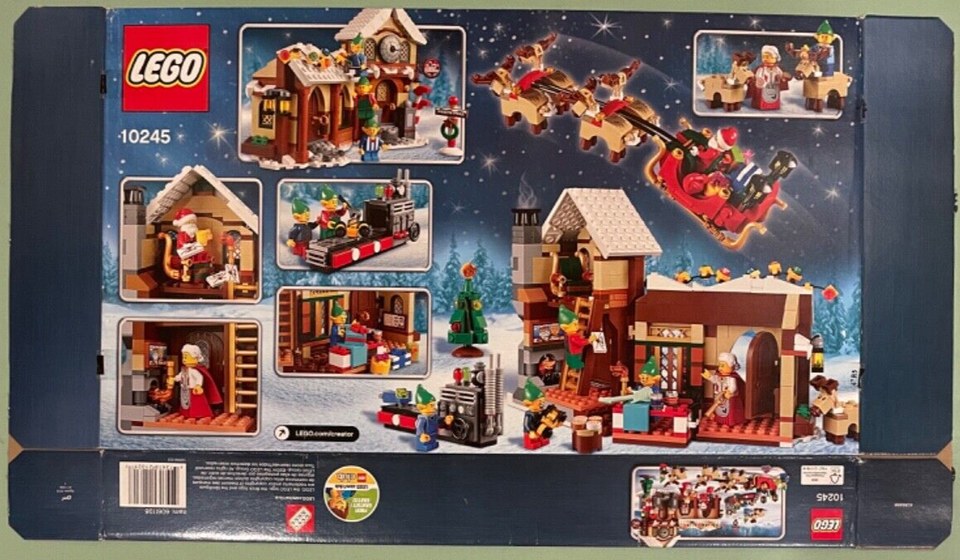 EMPTY BOX ONLY - LEGO Santa's Workshop 2014 - Winter Village Collection ...