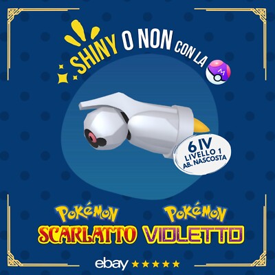 Beldum Shiny or Not   6 IV Customizable Pokemon Scarlet Purple   