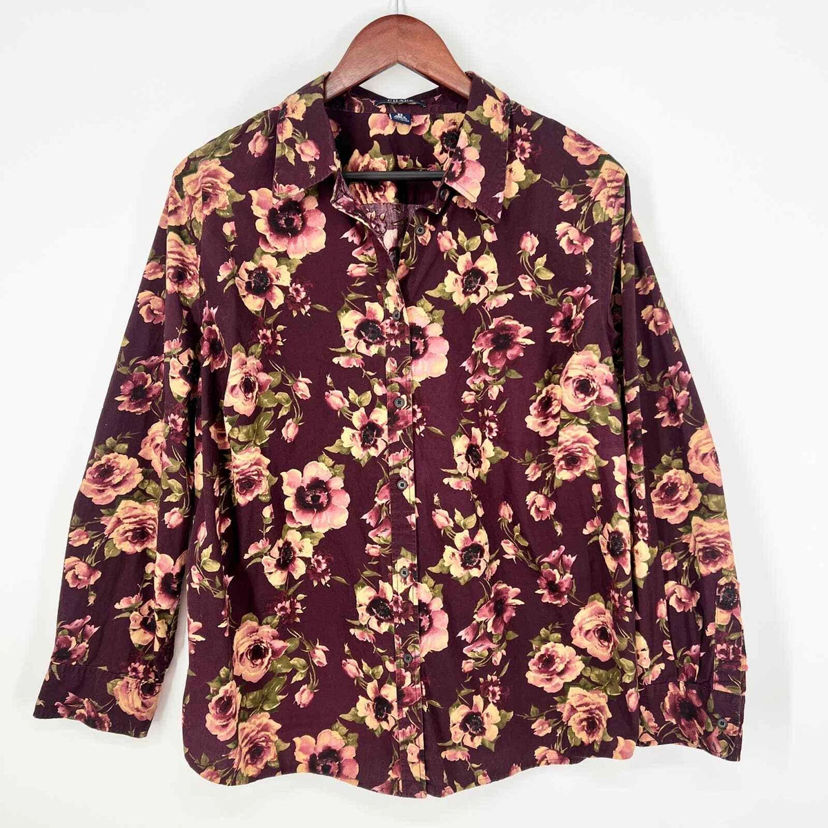 chaps plus size blouses