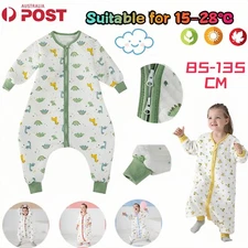 Baby Sleeping Bag Jumpsuit Suit Bodysuit Cotton Kids Pajamas Sleep Sack 85-135CM