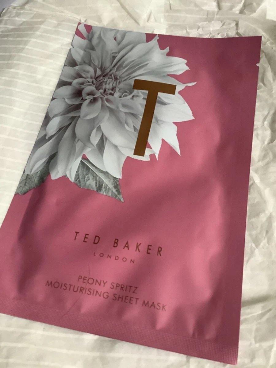 Ted baker peony spritz moisturizing sheet mask new 25g eBay
