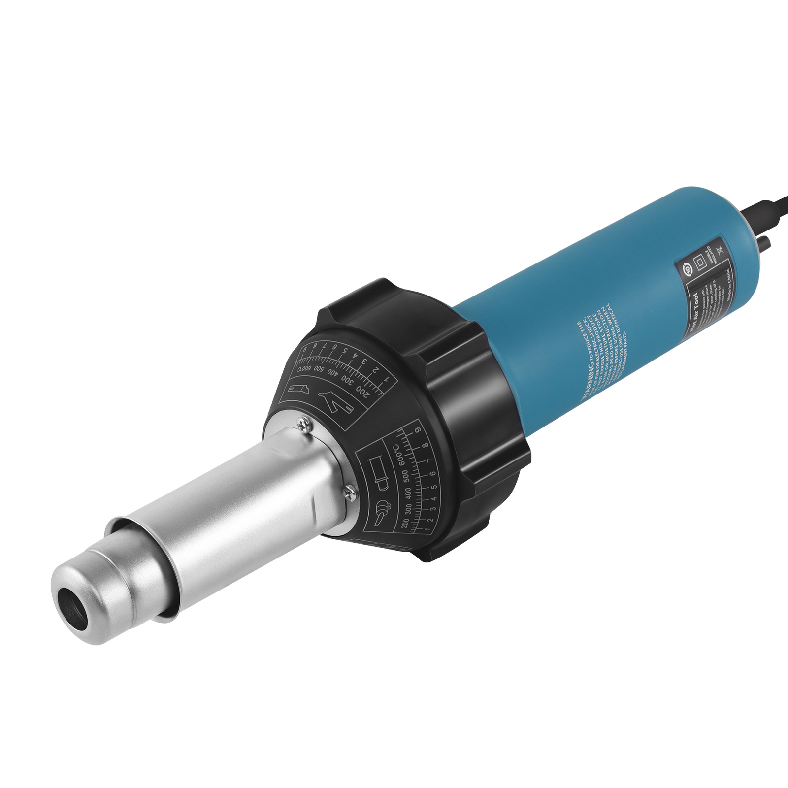 1600W Hot Air Plastic Welding Gun Kit with Toolbox, PVC Heating Torch Gun Welder