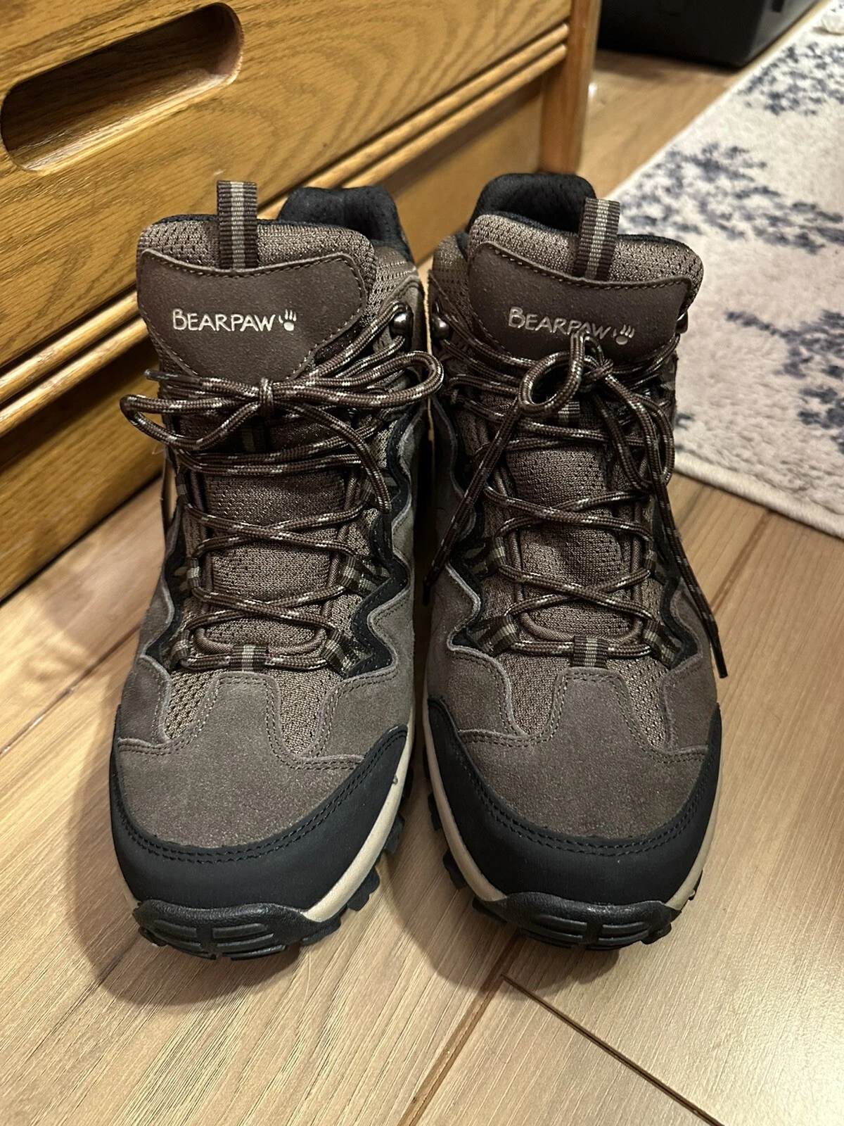 Men's Bearpaw Lars Waterproof Hiking Boots Shoes Size 9.5