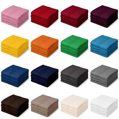 4er PACK Handtücher  Duschtücher Gästetücher Seiftücher Saunatücher Badetücher
