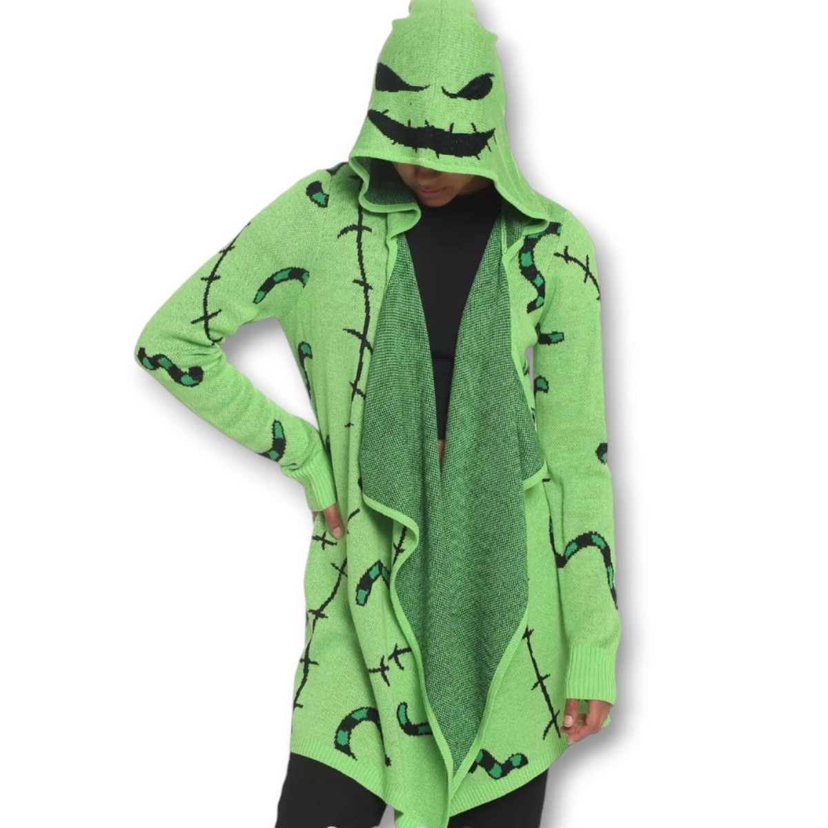 Disney The Nightmare Before Christmas Oogie Boogie Drape Medium Cardigan