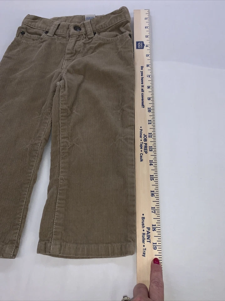 Pantalones Sonoma Niño Pana Tostado Talla 2T Algodón Snap Foto 2 de 4