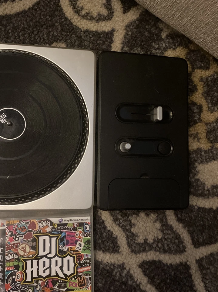Controlador tocadiscos inalámbrico DJ Hero para PS3 + DJ Hero juego sin caja Foto 3 de 4