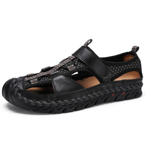 Summer Men's Sandals Casual Beach Shoes Hollow Out Breathable Oversize Fashion - Picture 14 of 14