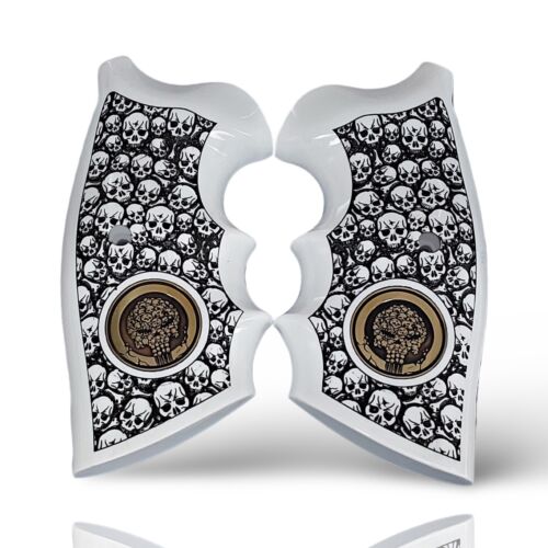 White Plexiglass Colt Python Grips – Limited Edition Luxury Art Collection - Picture 8 of 36