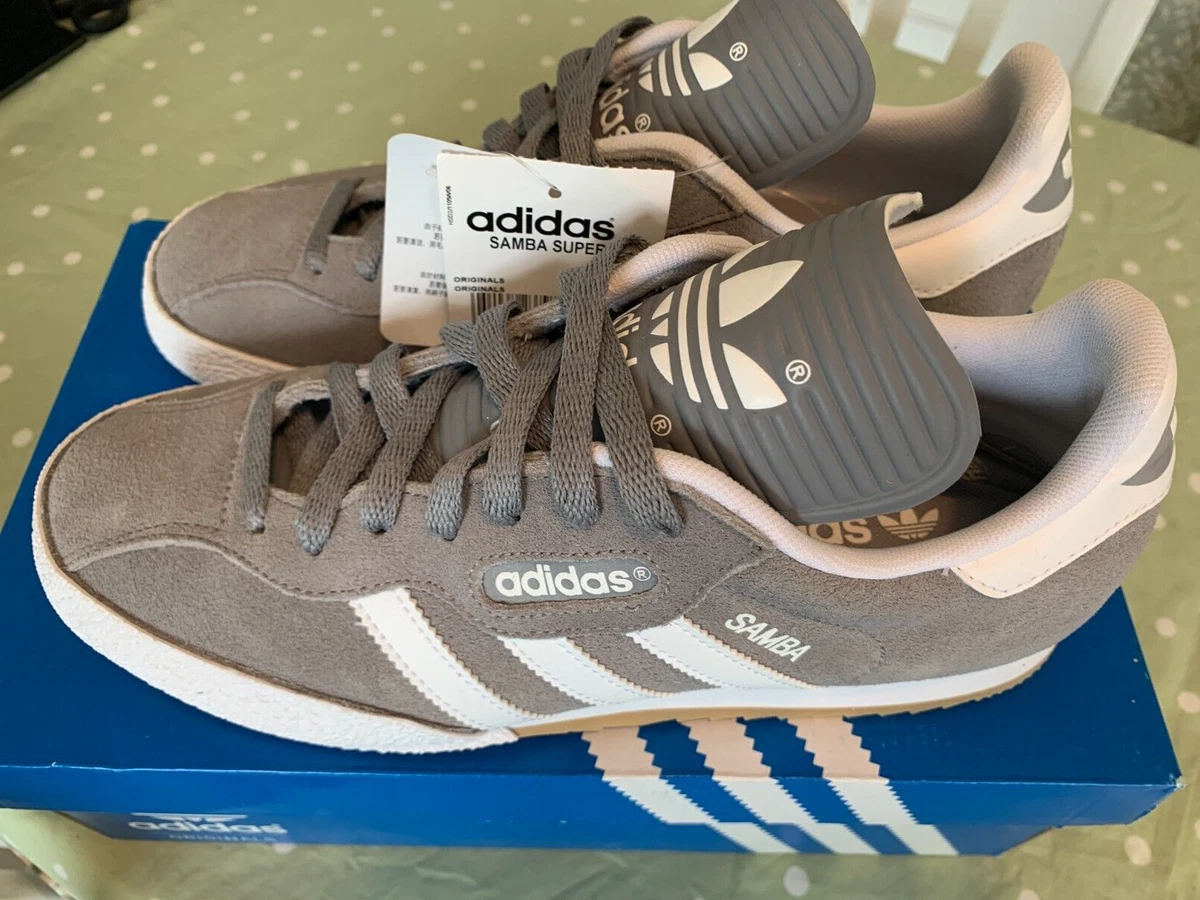 Grey Adidas Samba Super Suede Colours Adidas Originals Samba Grey Suede  Leather Trainers