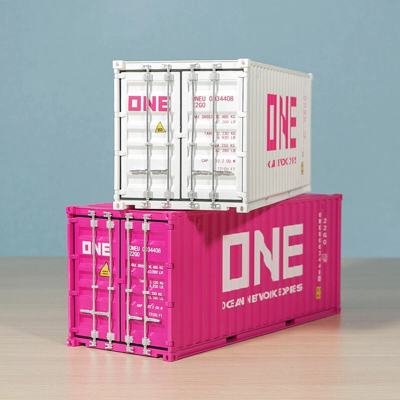 1/20 Diecast Freight Container Pink Model Ocean Network Express Kids Toys - Image 2 of 4
