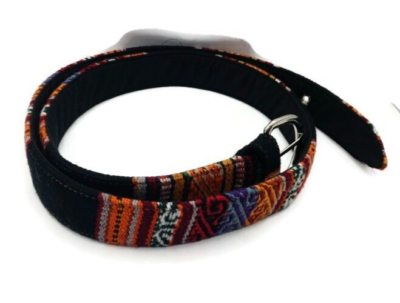 Unisex Belt Woven in Multicolored Wool Andean Mountains  display picture 1