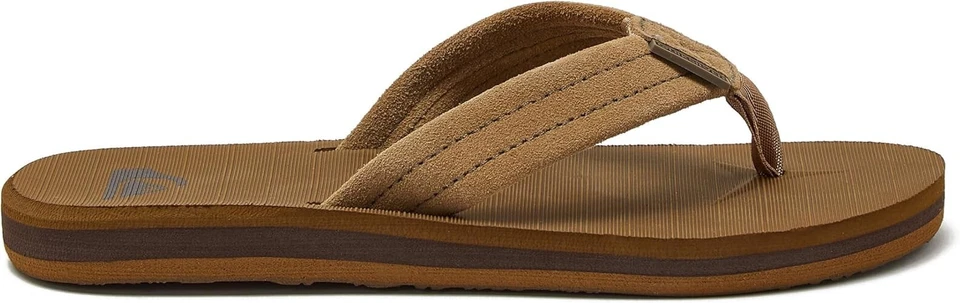 Quiksilver Boy's Carver Suede Fixed Strap Kids Flip Flop - Size 10 - S213 - Image 2 of 4