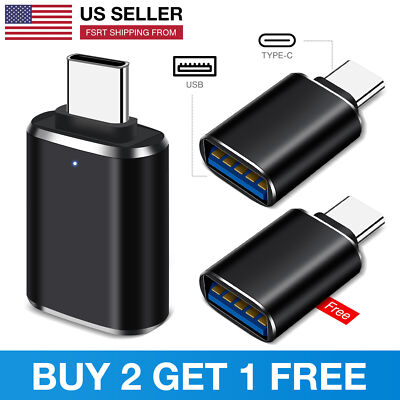 For Apple iPhone 15 14 13 12 Pro Max LED USB C Male to USB A Converter Adapter