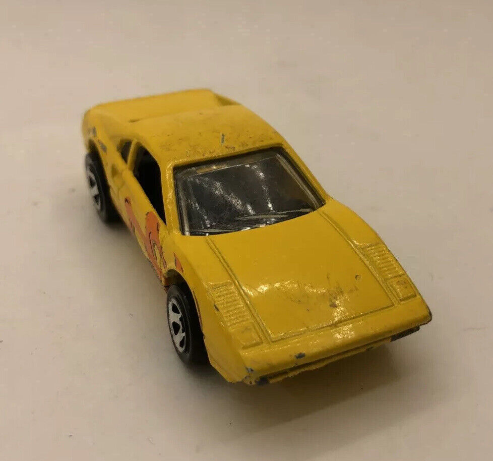 Hot Wheels Ferrari Twister Yellow Die Cast Toy Car 1977 Hot Wheels Ferrari Twister Yellow Die Cast Toy Car 1977