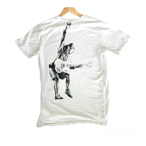 ACDC Men's Band Tee T Shirt Size XL White Graphic Print | eBay