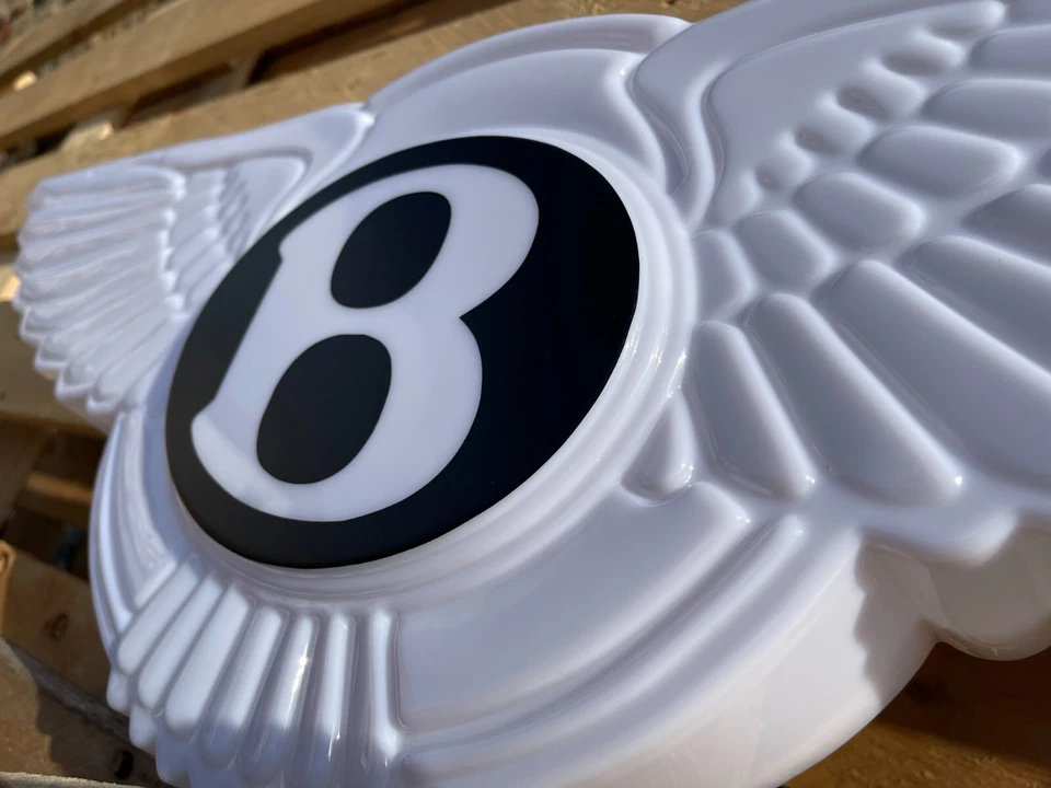 Bentley 3D Leuchtschild Garage Leuchtkasten Showroom Händler Mancave 35"x11" - Bild 2 von 4