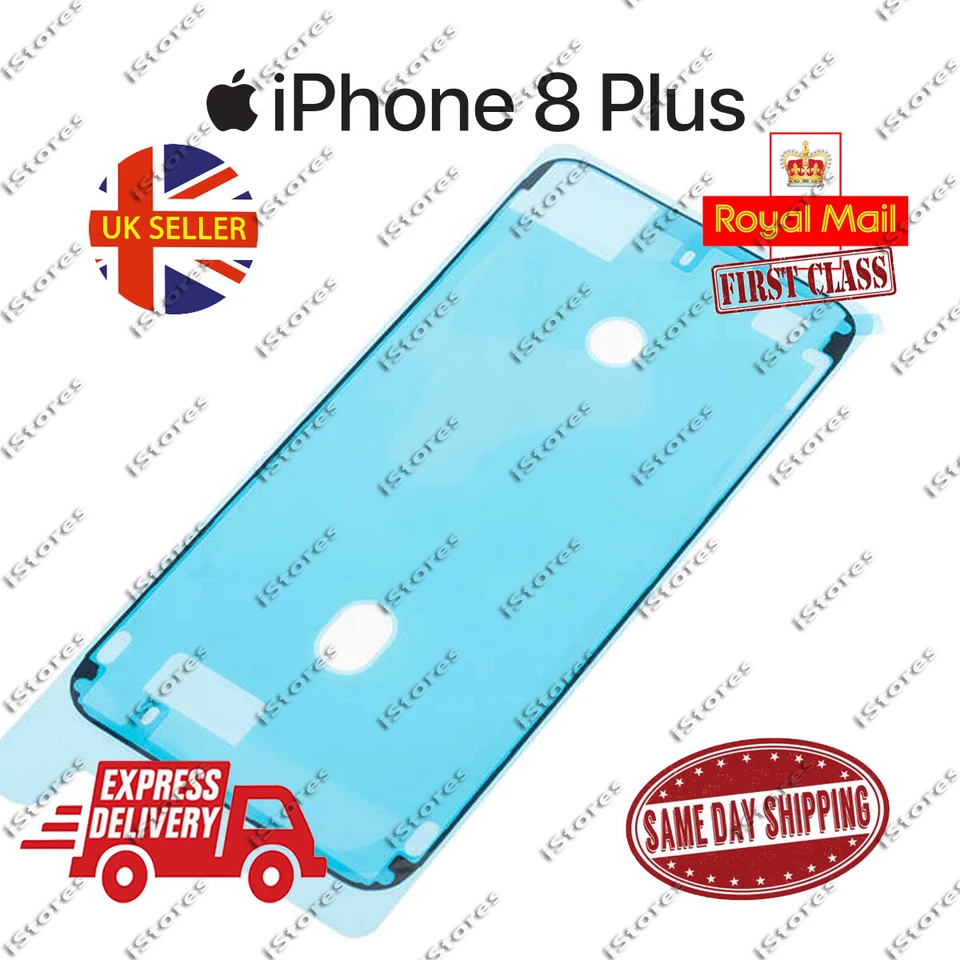 Black iPhone 8 Plus LCD Frame Adhesive Waterproof Seal Sticker Replacement