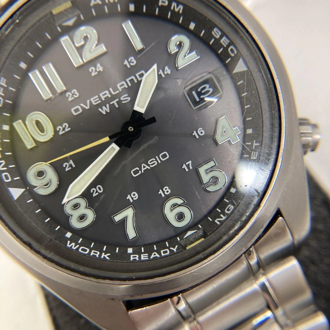 CASIO OVW-100TDJ-1A2JF Solar Wave Ceptor Overland Quartz Men
