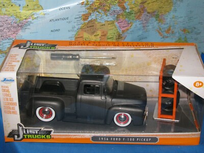 1/24 JADA JUST TRUCKS 1956 FORD F-100 PICKUP 4 X EXTRA WHEEL DIE