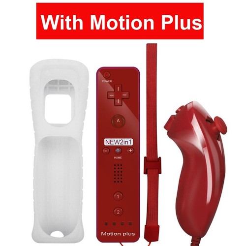 Mando a distancia Motion Plus & Nunchuck+Funda para consola Nintendo Wii/Wii U - Imagen 23 de 30