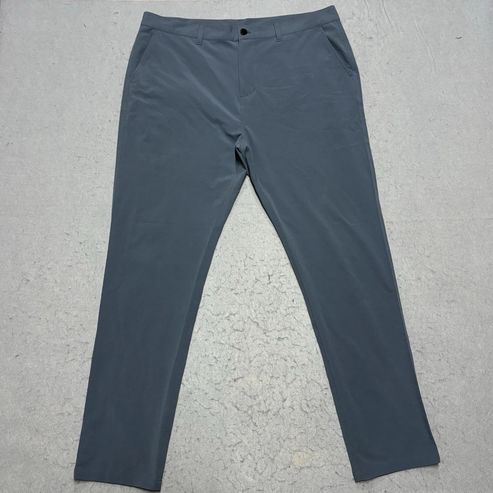 Free Fly Chino Pants Mens 37x31 Gray Stretch Lightweight Breathable Performance