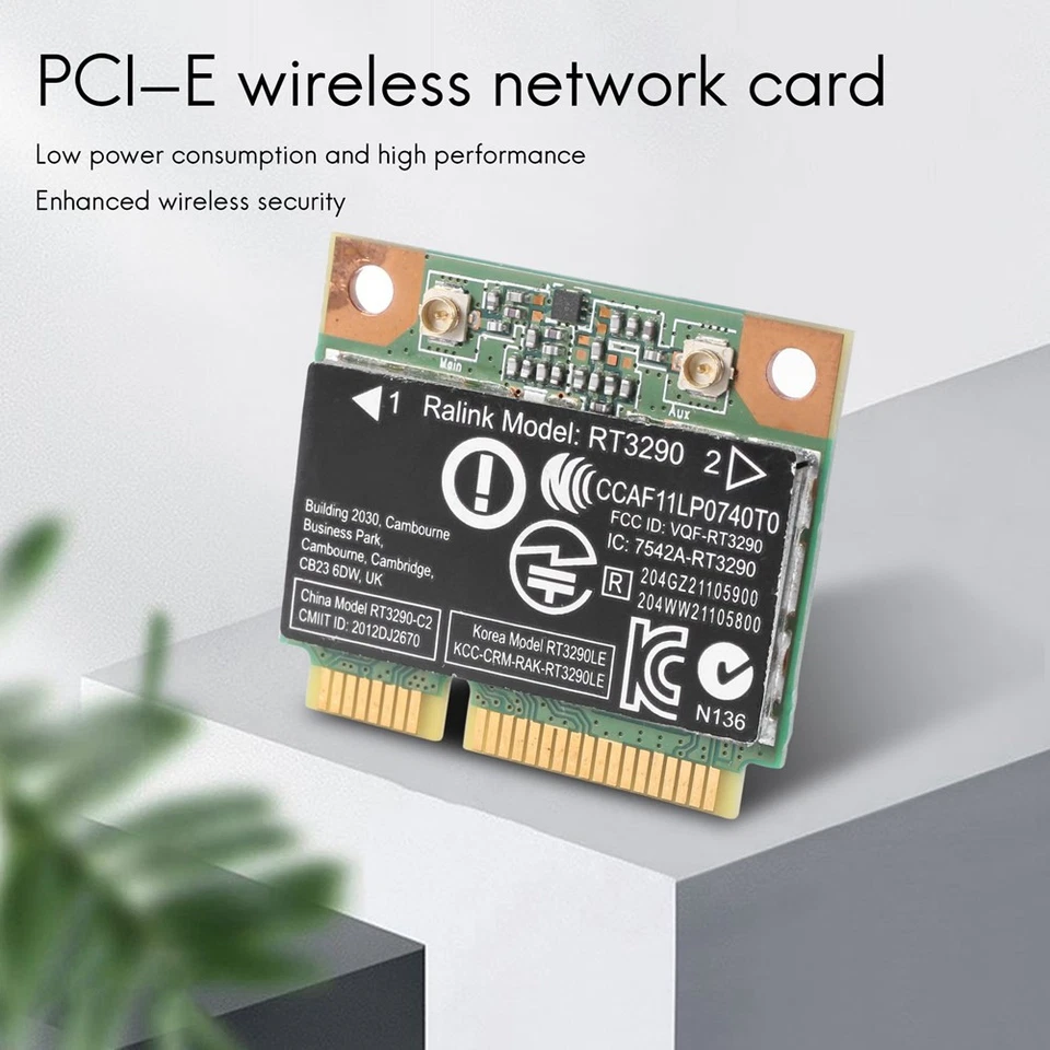 RT3290 150Mbps Wi-Fi   Card Bluetooth-Compatible for  Pavilion G7-20007522 - Image 4 of 4