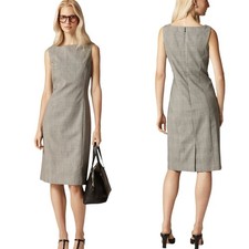 NWT J. Crew Seamed shift dress in glen plaid Italian gauzy wool blend sz 12
