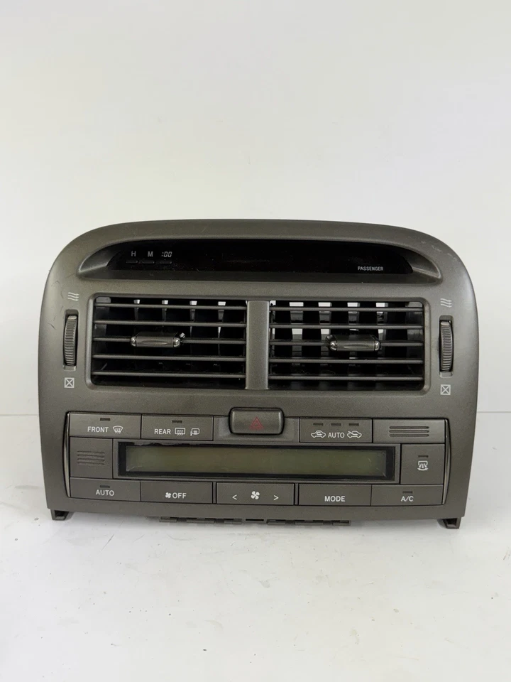 2004-2006 Lexus LS430 HVAC Climate Control Clock Dash Bezel Air Vent - Image 1 of 4