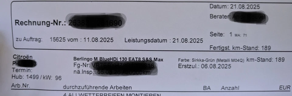 Set 4x Bridgestone Turanza Sommerreifen 205/55 R17 95V Fast Neu 189km - Bild 4 von 4