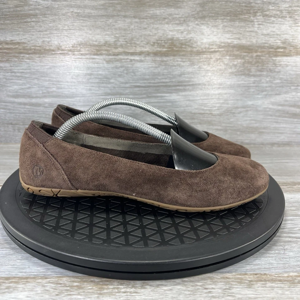 Bailarina de ballet Merrell para mujer Mimix Bond gamuza marrón talla 7 Foto 3 de 4