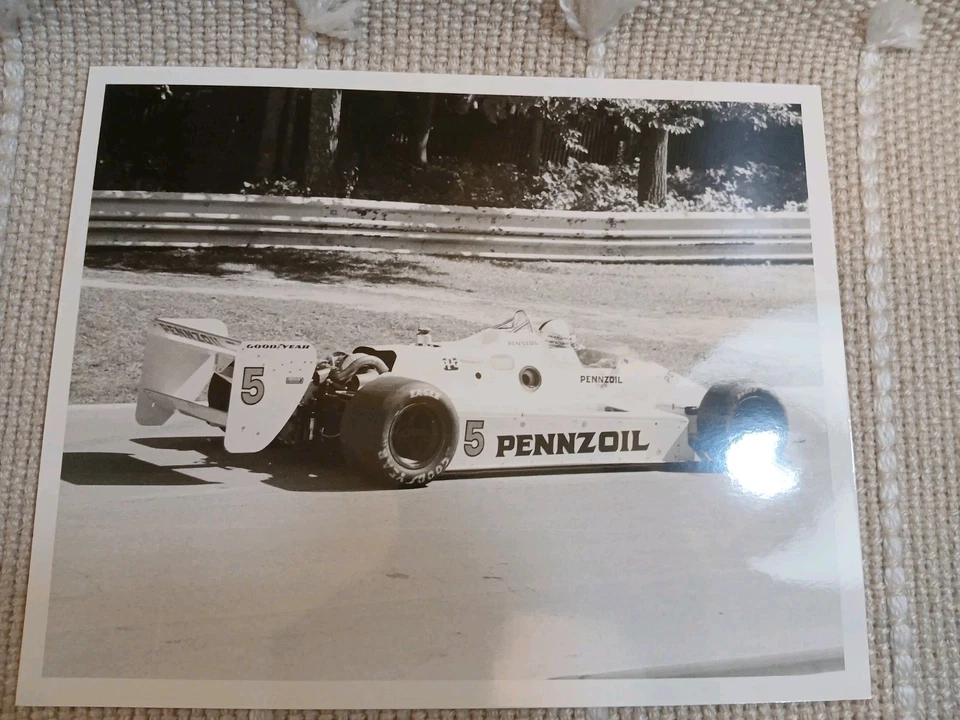 Lote de fotografías en blanco y negro 8x10 INDY CARS & motocles -mg3 Foto 4 de 4