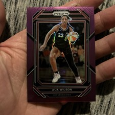 2023 Panini Prizm WNBA - A'ja Wilson #25 Purple Prizm /149