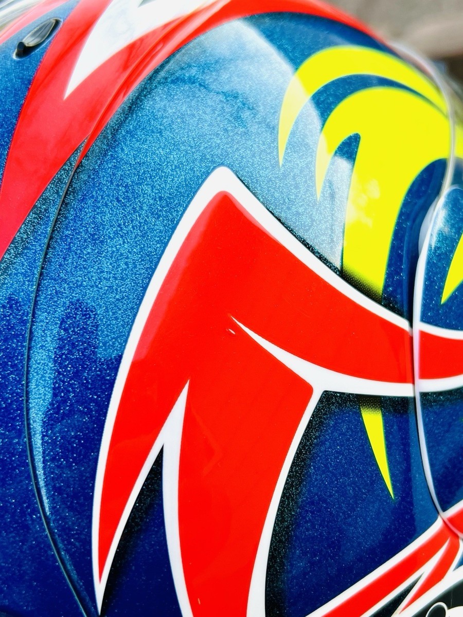 引越し素材 ハイパット MIRAISHOPページ Vintage Arai RX-7 Corsair Nicky Hayden Full Face Helmet/Clear