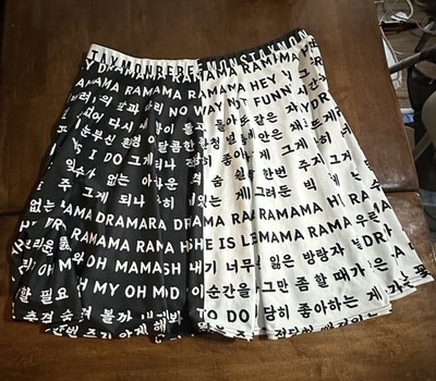 Kpop Monsta x Mini Skirt Dramarama Custom Made Prototype Size 2X Korean