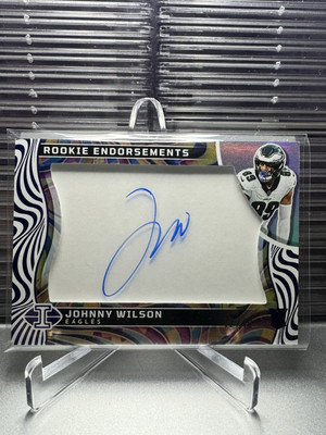 Johnny Wilson 2024 Panini Illusions Rookie Endorsement Auto Blue /49 RC #RE-JWN