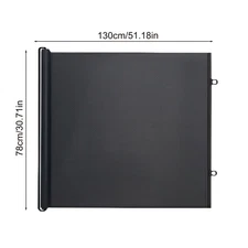 49 Inch Retractable Baby Gate Punch-Free Pets Stair Gate Dog Cat Stair Door Fenc