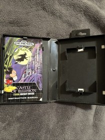 Castle of Illusion Starring Mickey Mouse (Sega Genesis, 1990) Case & Manual Only