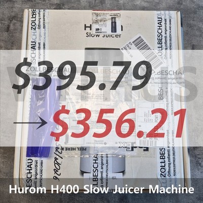 [CLEARANCE]Hurom H400 Simply Slow Juicer Fresh Extractor Squeezer-Matte Black_2