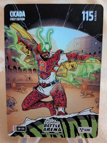 2026 Bo Jackson Battle Arena `Cicada` Colosseum Battle Foil GLOW CBF-235