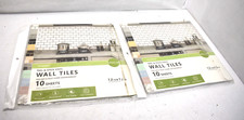Urcolor Peel Stick Backsplash Tile Sticker for Kitchen 12" x 12" 2 Pack