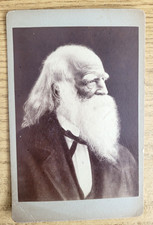 1880'S CABINET CARD PHOTO..FAMOUS AMERICAN POET JOURNALIST WILLIAM CULLEN BRYANT