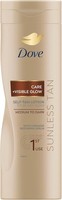 Dove Care Visible Glow Self Tan Lotion Medium to Dark 400ML Gradual Tan