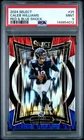 4012 Caleb Williams 2024 Panini Select #25 Red and Blue Shock Concourse RC PSA 9