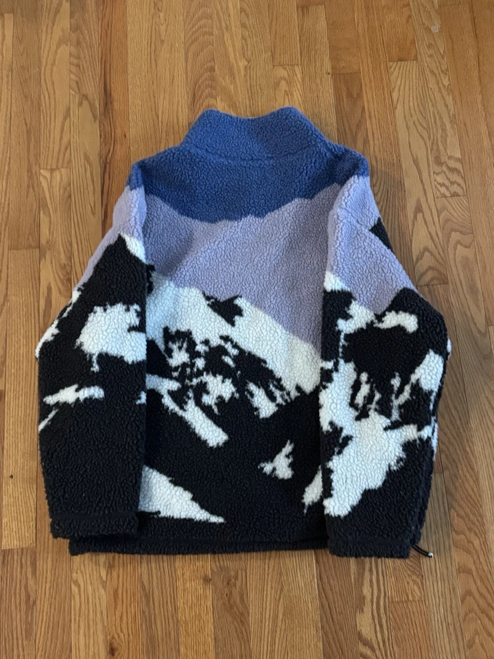 Kith Claremont Sherpa Cuarto Cremallera Vellón XL Montaña Nieve Foto 2 de 4